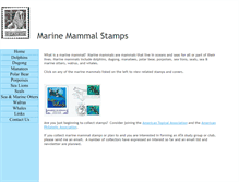Tablet Screenshot of marinemammalstamps.com